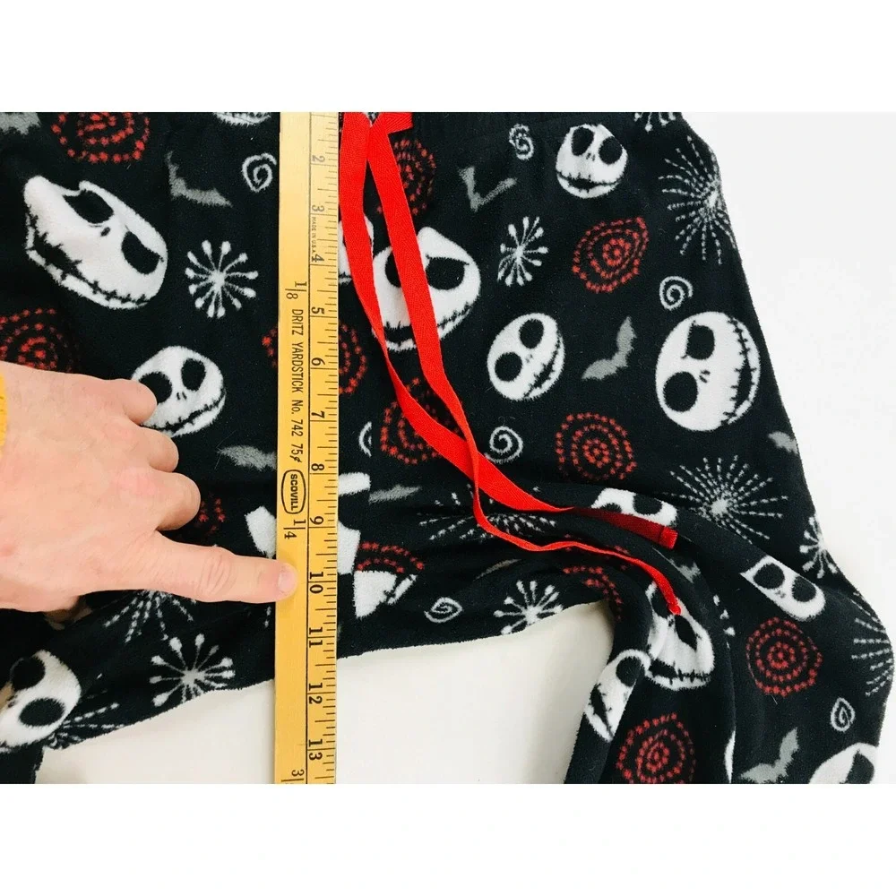 Disney PJ Pants, Women's Medium, The Nightmare Before Christmas, Cuffed, Fleece - Picture 6 of 10